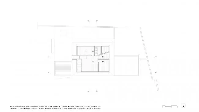 BIM Architecture | Third Floor Plan: NVC Residential/Salworks in Portugal