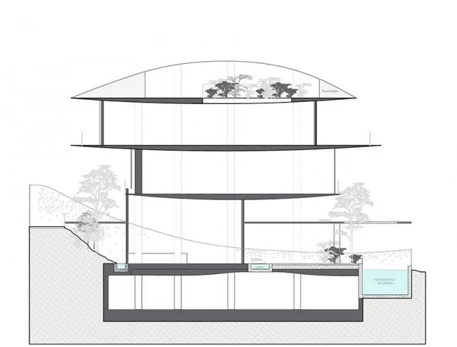BIM Architecture | Gentle Spiral of Organic Curves: Athens' 'Bessonami' Residence/314 Architecture Studio