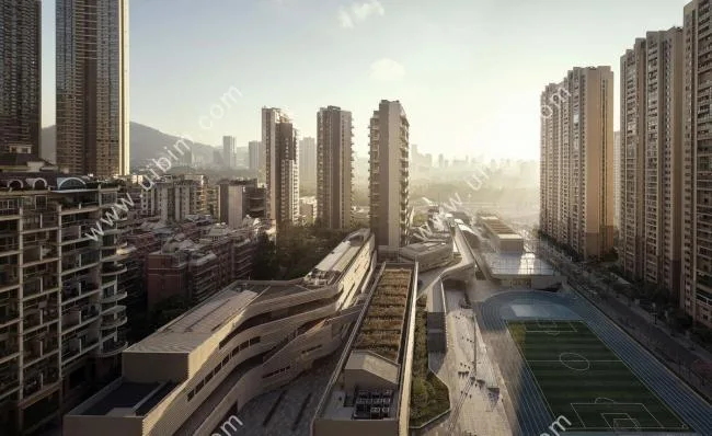 BIM Architecture | Shenzhen Nanshan Foreign Language School Kehua School/Link Art Architectural Firm