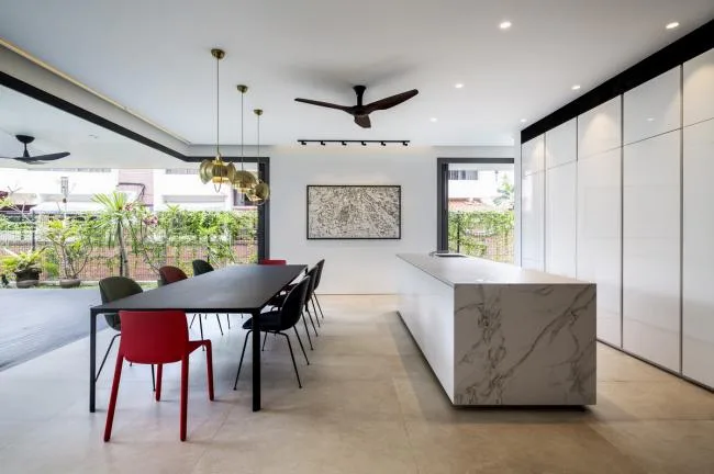 BIM Architecture | Modern Home in the Tropics: "Bamboo Curtain" Residence