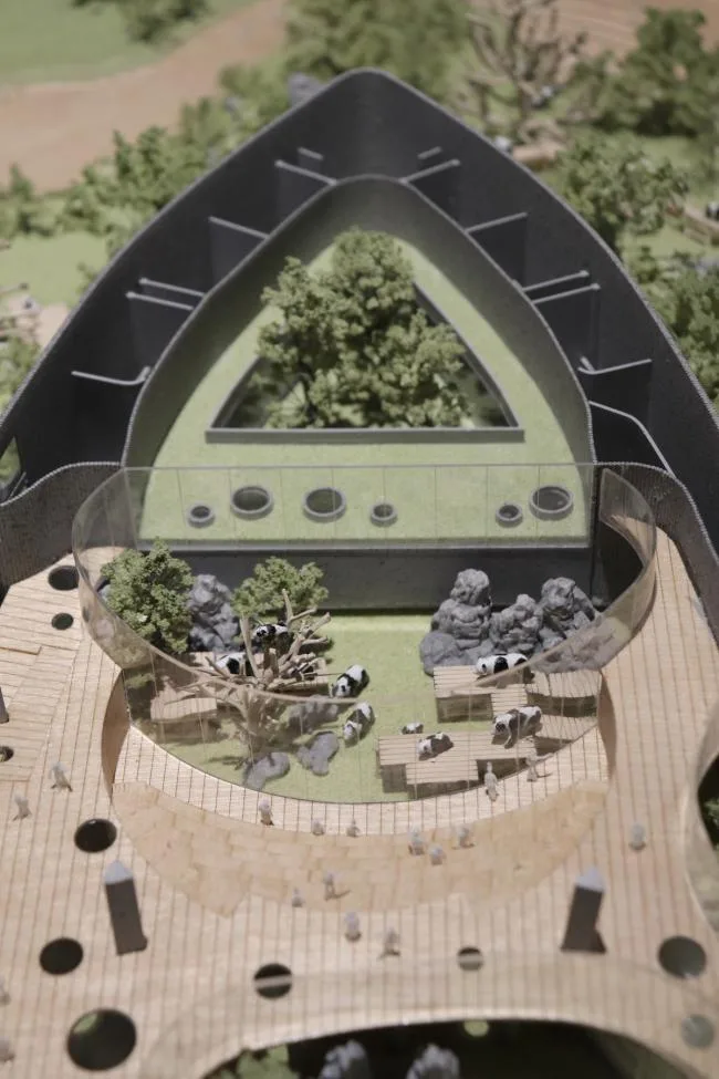BIM Architecture | Tianhua Architecture Creation Studio announces that the 'Giant Panda Base Star Production Room' has entered the construction drawing stage