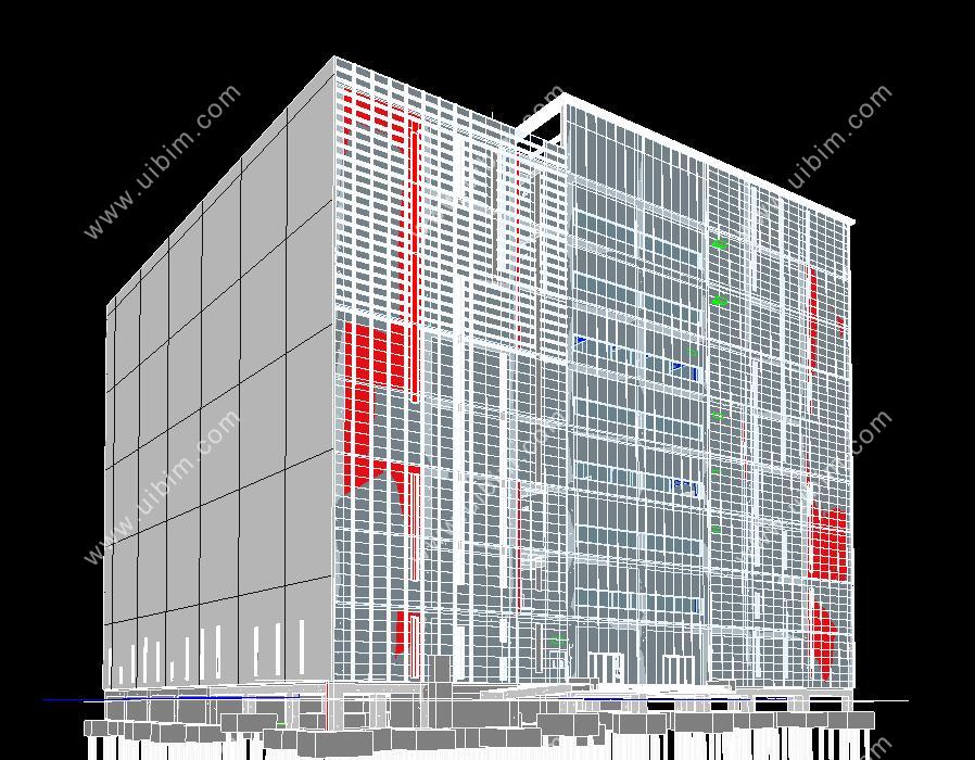 Comprehensive BIM Model Package for Data Center Communication Building: Revit Structure, HVAC, Electrical, Plumbing, MEP, and Navisworks Exports