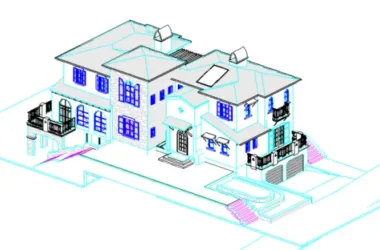 BIM Data and Revit Model for Villa Design-BIM WORLD