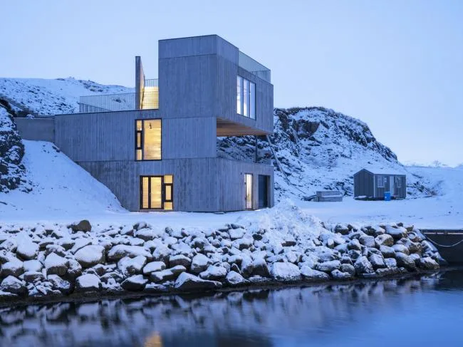 BIM Architecture | The Giant Stone Guarding the Fjord: East Borgafjord Visitor Center/Andersen& Sigurdsson Architects