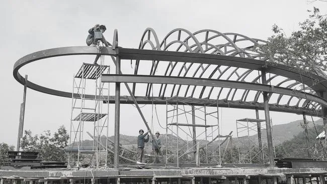 BIM Architecture | Suspended "Cloud": Mount Taishan Jiunvfeng Study/gad · line+studio