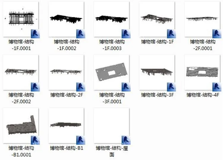 Complete set of BIM model materials for museum projects (including civil engineering models and equipment models), Revit building structure HVAC electrical plumbing MEP