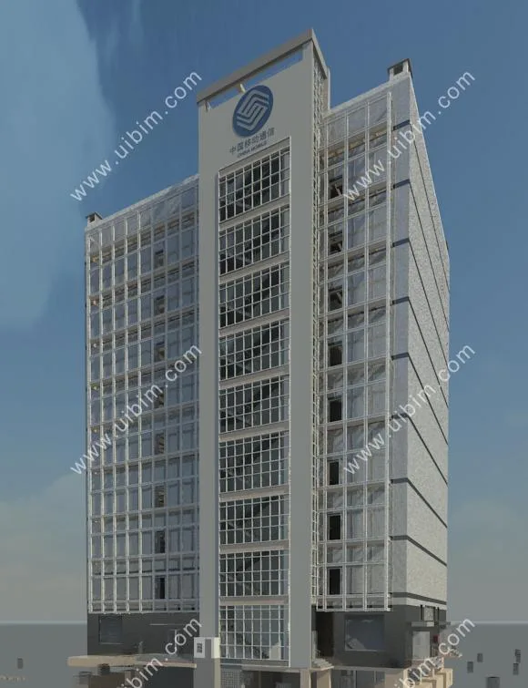 Complete set of BIM project model materials for high-rise computer room equipment building, Revit building structure HVAC electrical plumbing MEP, including exported Navisworks models