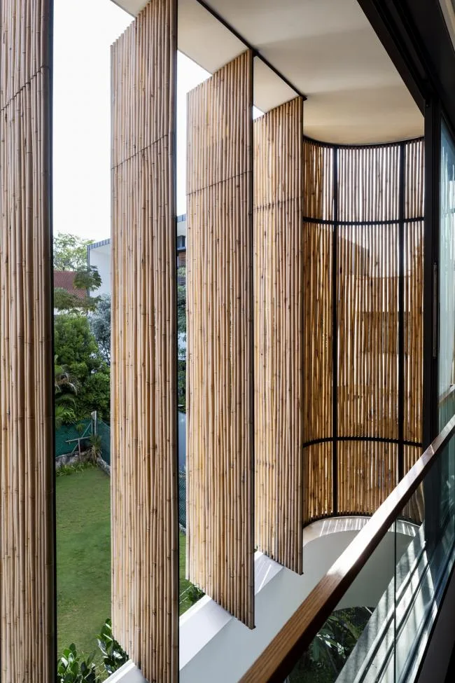 BIM Architecture | Modern Home in the Tropics: "Bamboo Curtain" Residence