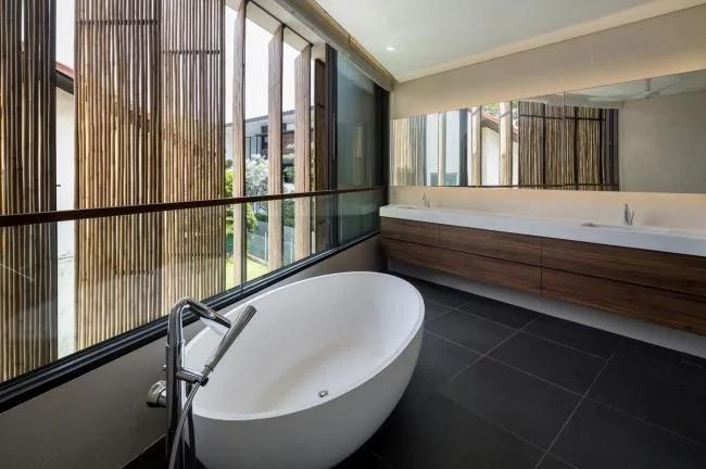 BIM Architecture | Modern Home in the Tropics: "Bamboo Curtain" Residence