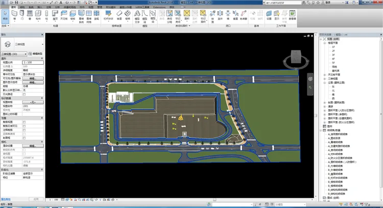 BIM Data | Revit Model - Construction Site Deployment BIM Model