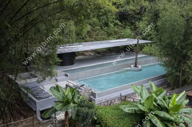 BIM Architecture | Xiyue Yunlu Yoga Pavilion and Swimming Pool (Phase II)/Liu Yuyang Architectural Firm