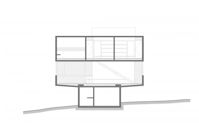 BIM Architecture | Light and Shadow Dance, Simple Forest Dwelling Like Wood and Stone/Luciano Kruk