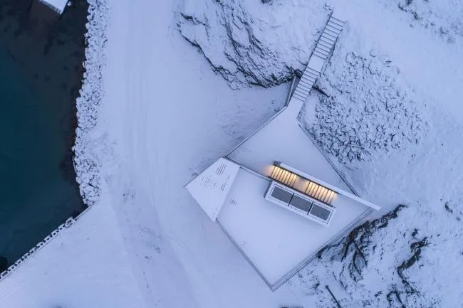 BIM Architecture | The Giant Stone Guarding the Fjord: East Borgafjord Visitor Center/Andersen& Sigurdsson Architects