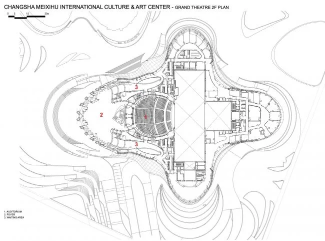 BIM Architecture | Changsha Meixi Lake International Cultural and Art Center/Zaha Hadid Architects