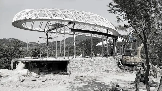BIM Architecture | Suspended "Cloud": Mount Taishan Jiunvfeng Study/gad · line+studio