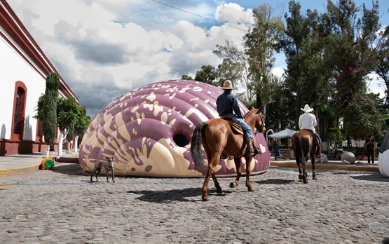 BIM Architecture | Norberto Miranda Design 'Inflatable Bean Gallery'