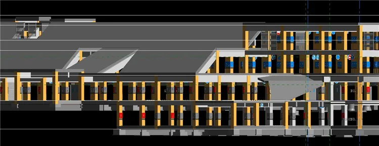 Full professional BIM model files for large-scale underground garage projects, including Revit, Navisworks source files, building structure mechanical and electrical equipment HVAC electrical plumbing MEP