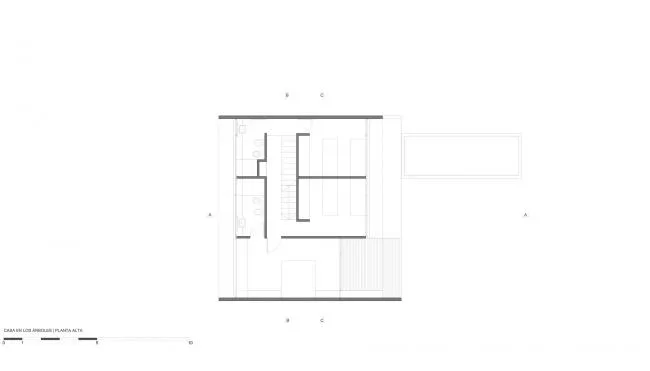 BIM Architecture | Light and Shadow Dance, Simple Forest Dwelling Like Wood and Stone/Luciano Kruk