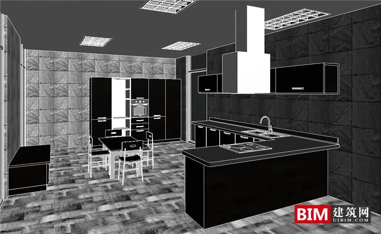 BIM Data | Revit Model - Restaurant Kitchen BIM Model
