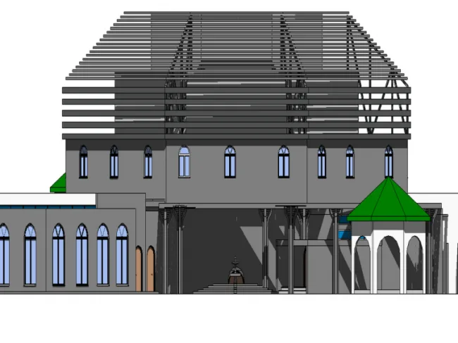 BIM Data | Revit Model - Gymnasium BIM Model