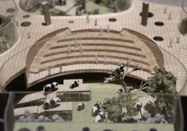 BIM Architecture | Tianhua Architecture Creation Studio announces that the 'Giant Panda Base Star Production Room' has entered the construction drawing stage