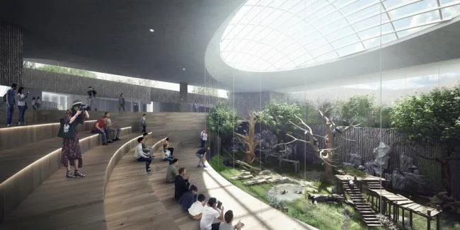 BIM Architecture | Tianhua Architecture Creation Studio announces that the 'Giant Panda Base Star Production Room' has entered the construction drawing stage