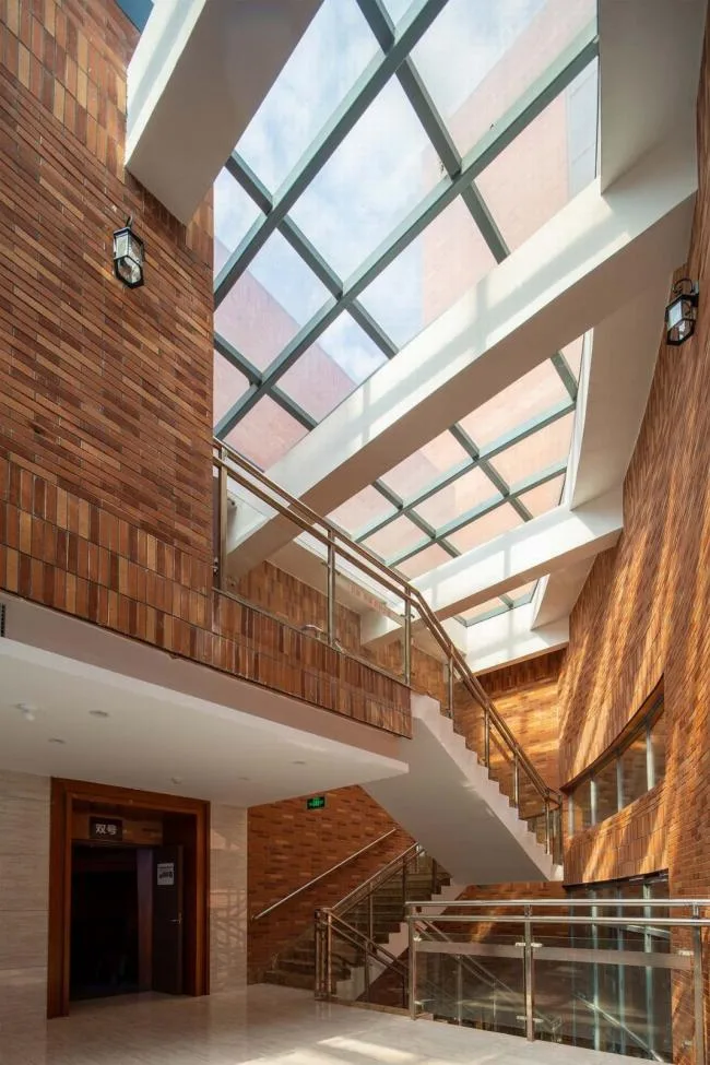 BIM Architecture | Steady and Introverted Red Brick Sculpture with Classical Beauty: Huangshi City Art Museum/Central South Architectural Design Institute