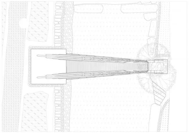 BIM Architecture | Suspended Shore Flying Bridge/Come to Architectural Design Studio