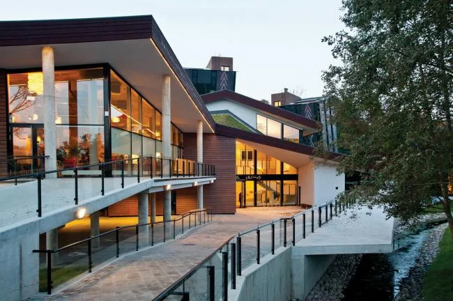 BIM Architecture | Nesting Triangular Grass Slope Top 'Small House' - East Latvia Creative Service Center/SAALS