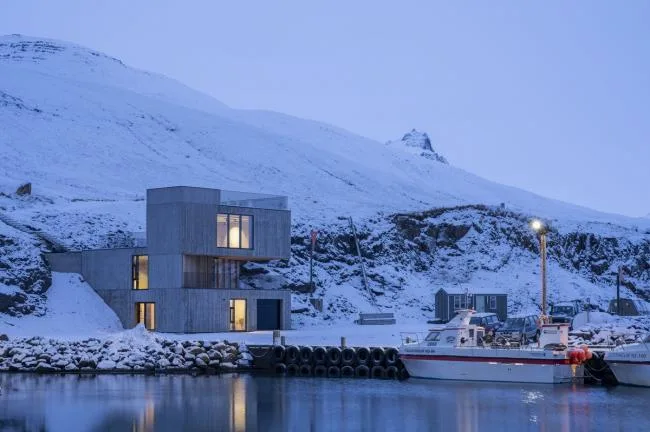 BIM Architecture | The Giant Stone Guarding the Fjord: East Borgafjord Visitor Center/Andersen& Sigurdsson Architects