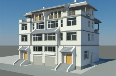 BIM Data and Revit Model: Detailed Townhouse BIM Design-BIM WORLD