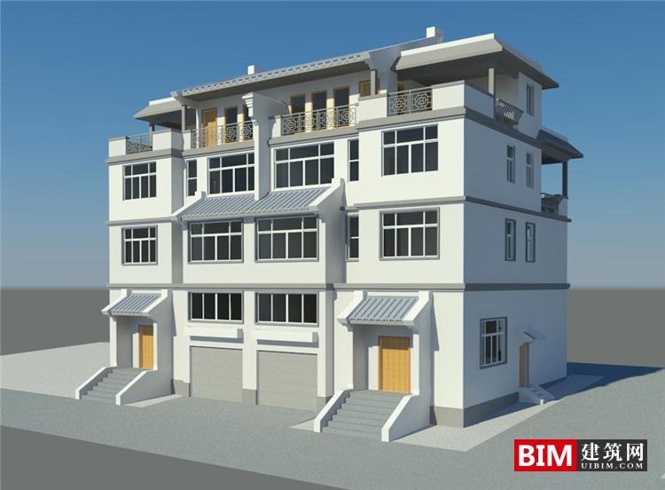 BIM Data and Revit Model: Detailed Townhouse BIM Design