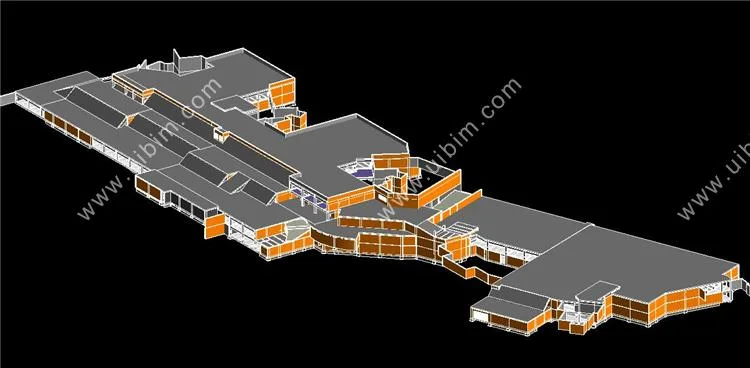 Full professional BIM model files for large-scale underground garage projects, including Revit, Navisworks source files, building structure mechanical and electrical equipment HVAC electrical plumbing MEP