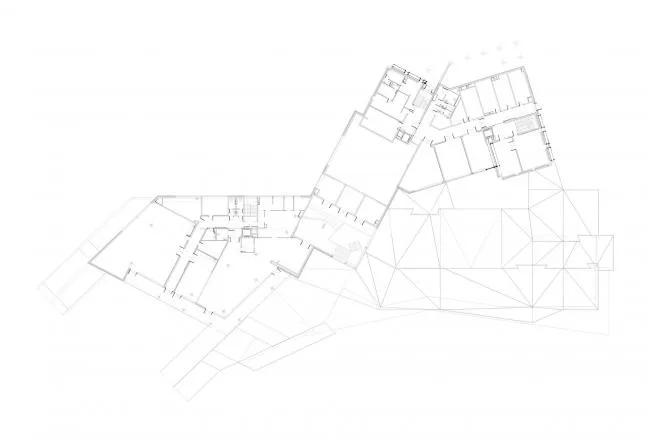 BIM Architecture | Nesting Triangular Grass Slope Top 'Small House' - East Latvia Creative Service Center/SAALS