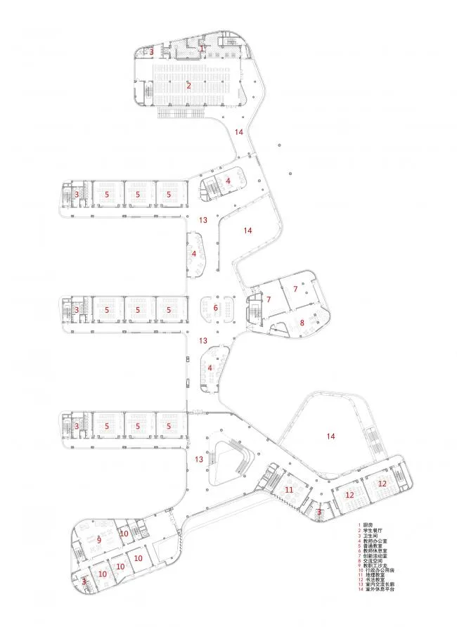 BIM Architecture | Floating Stereoscopic Campus - Zhejiang University School of Education Affiliated Middle School/Zhejiang University Architectural Design and Research Institute Co., Ltd