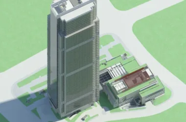 BIM Data and Revit Model for a Super High-Rise Office Building-BIM WORLD