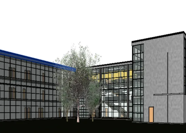 BIM Data | Revit Model - BIM Model of Three story Business Office Building