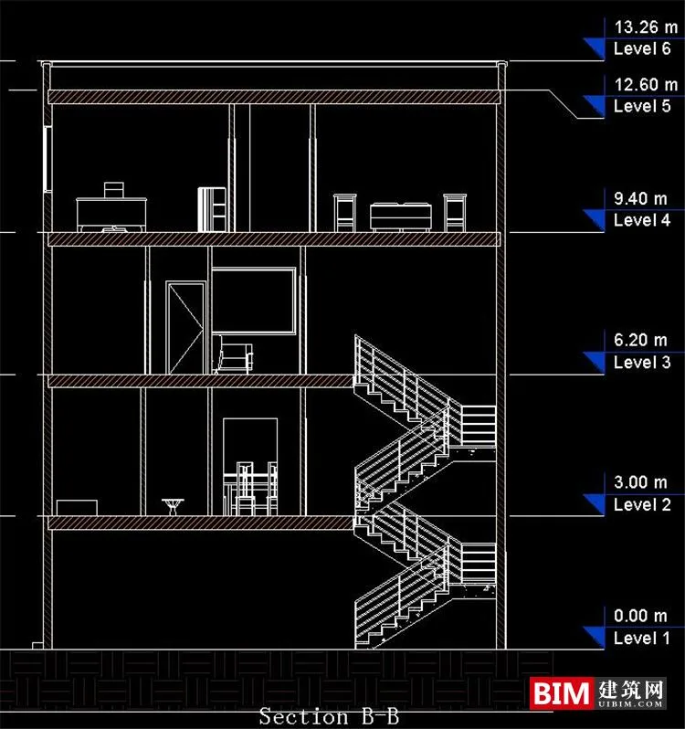BIM Data | Revit Model - Creative Office Building BIM Model Advanced Single Building Model