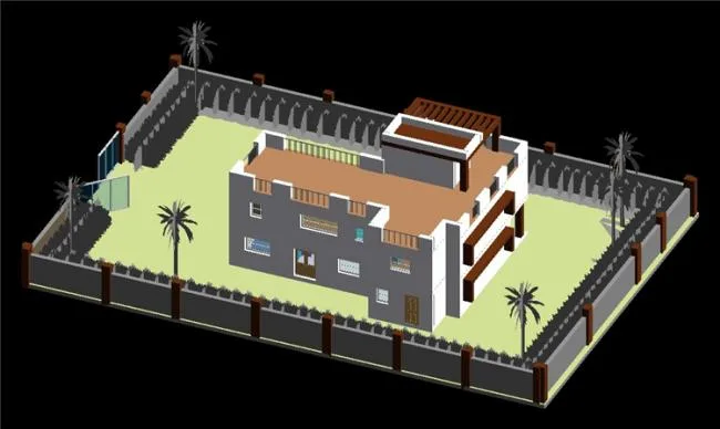 BIM data | Revit model - two-story detached villa