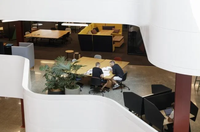 BIM Architecture | Interweaving and Free Flow of Curves: B: Hive Office Building/BVN+Jasmax