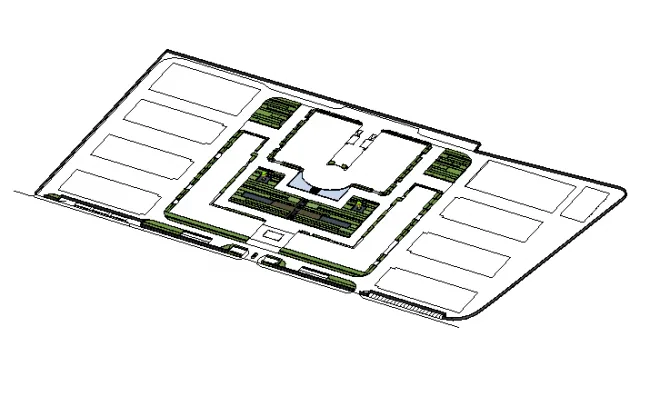 BIM Data | Revit Model - BIM Model for the Shanghai Stock Exchange Data Center Solution Stage