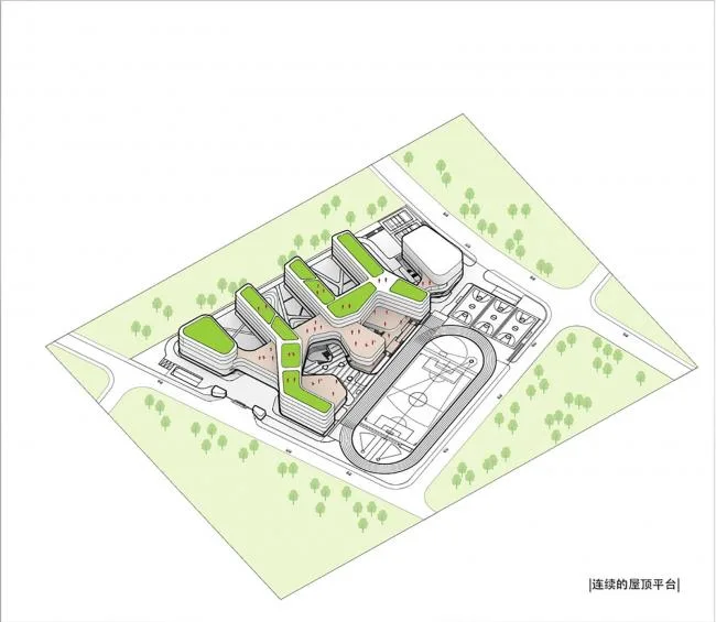 BIM Architecture | Floating Stereoscopic Campus - Zhejiang University School of Education Affiliated Middle School/Zhejiang University Architectural Design and Research Institute Co., Ltd