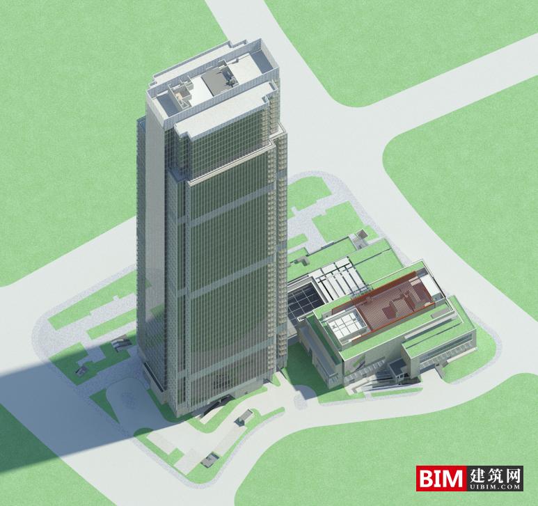 BIM Data and Revit Model for a Super High-Rise Office Building