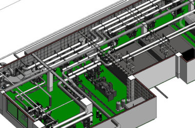 BIM Data | Revit Model: Computer Room with Mechanical and Electrical Equipment-BIM WORLD