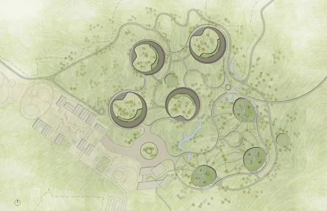 BIM Architecture | Chengdu Giant Panda International Research and Breeding Center Panda Pavilion Proposal/EID Architecture Firm