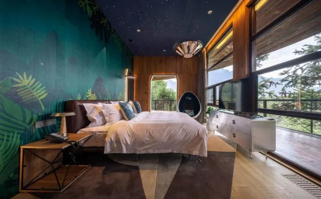 BIM Architecture | Like an Adventure in the Jungle: Anhui Qiyunshan Freedom Home Tree House "UFO"/Jinglan Architecture