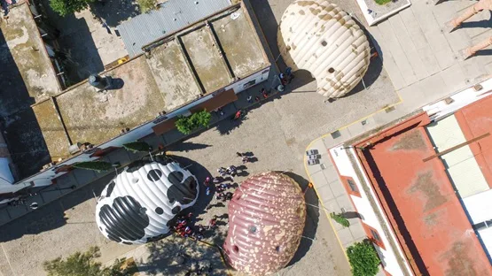BIM Architecture | Norberto Miranda Design 'Inflatable Bean Gallery'