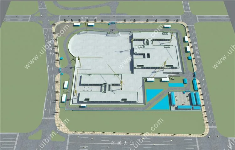 BIM Data | Revit Model - Construction Site Deployment BIM Model
