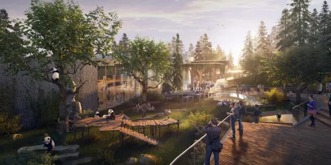 BIM Architecture | Tianhua Architecture Creation Studio announces that the 'Giant Panda Base Star Production Room' has entered the construction drawing stage