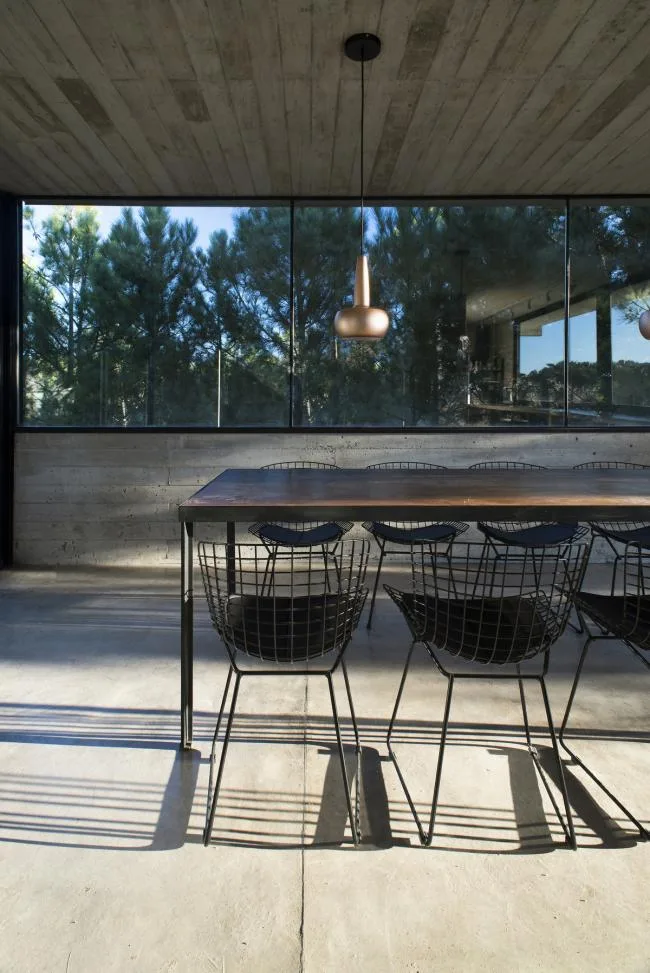 BIM Architecture | Light and Shadow Dance, Simple Forest Dwelling Like Wood and Stone/Luciano Kruk